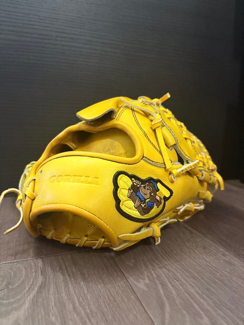 GORILLA 硬式野球グローブ 右投げ イエロー