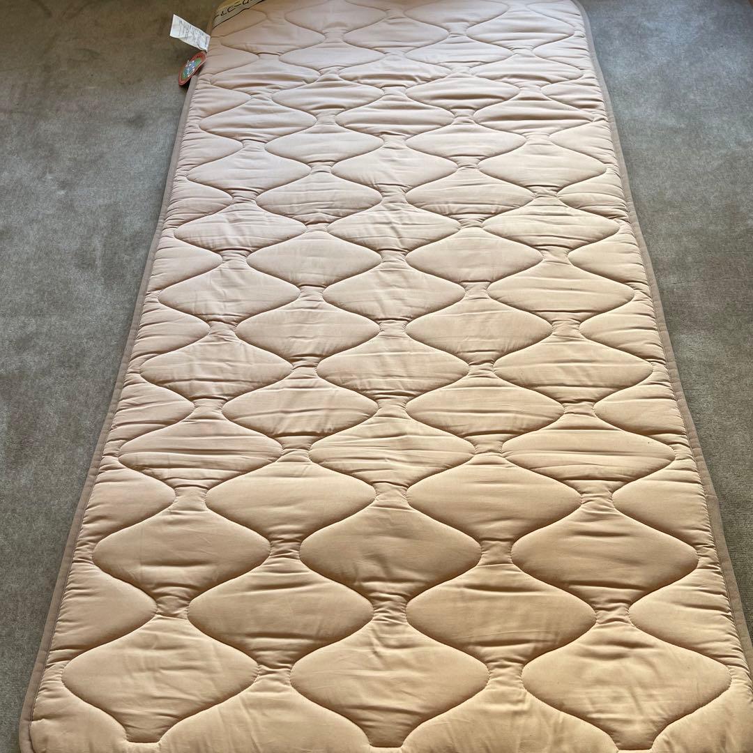 新品未使用　京都西川　ローズファー　グラウンドワーク　ミンクファームートンパッド