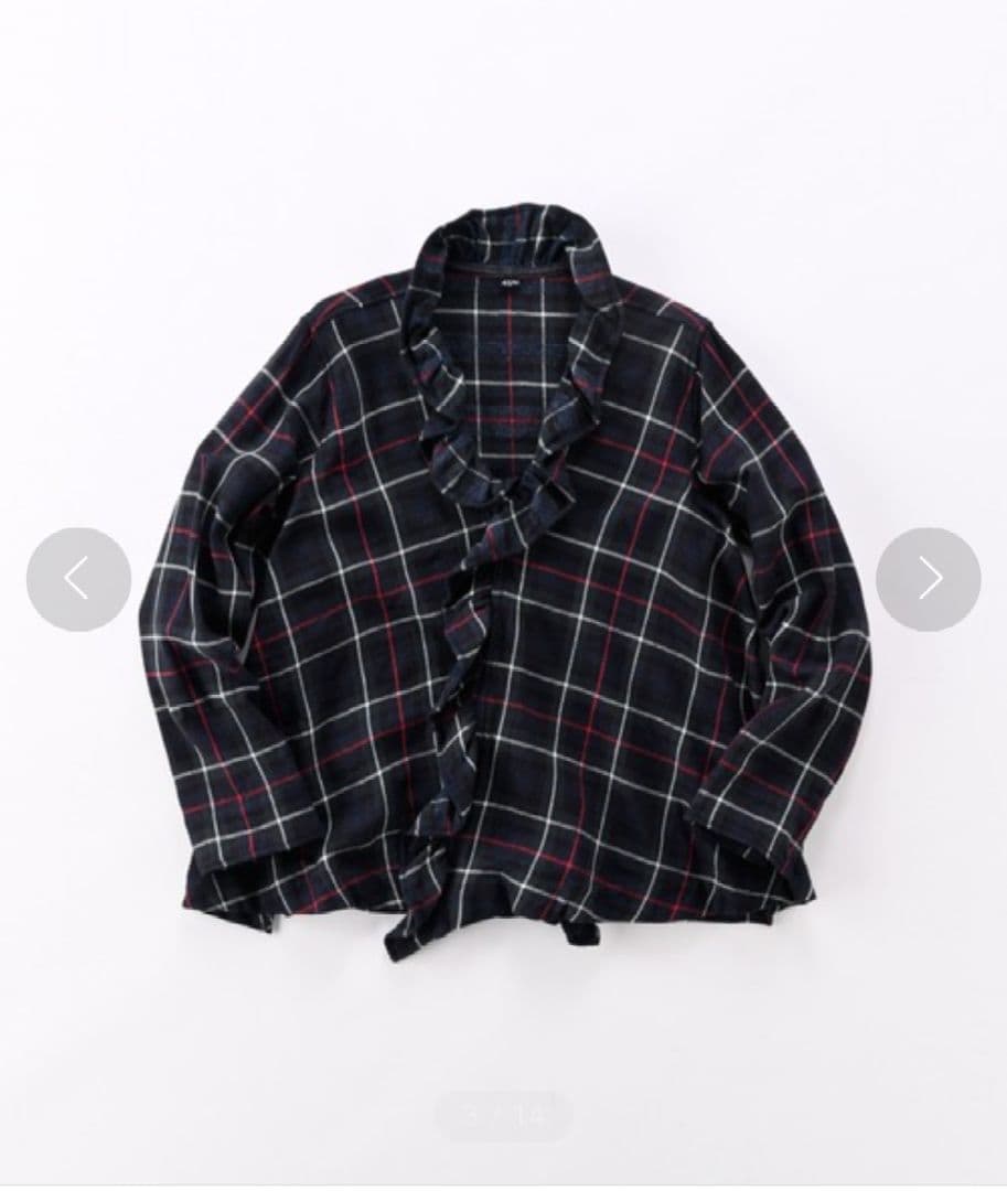 45R ジンバネルタータンフリルカシュクール