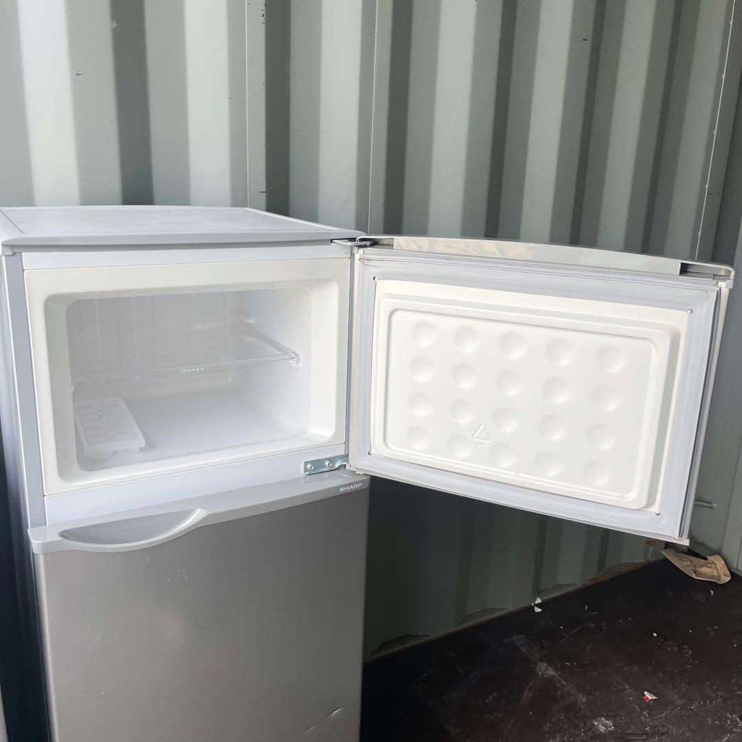 211取付無料！完動品！SHARPシルバースリム冷蔵庫 2020年製洗濯機セット