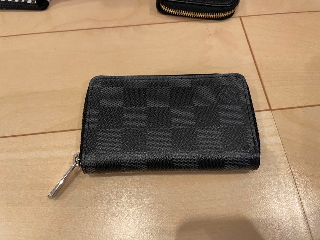 Louis Vuitton ダミエ ケース 黒 レザー 専用