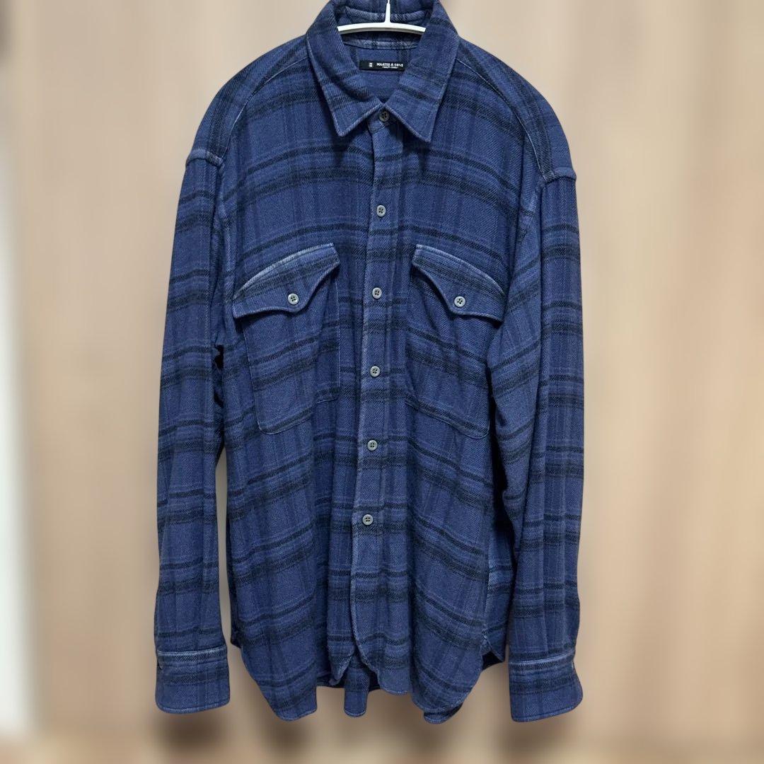 MAATEE&SONS CASHEMERE NEL SHIRTS ハナコン