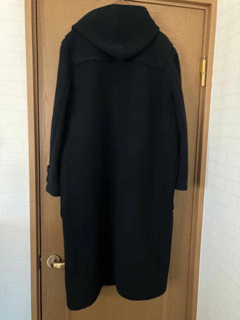 LENO ブラック ダッフルコート フード付き　最終値引き！！