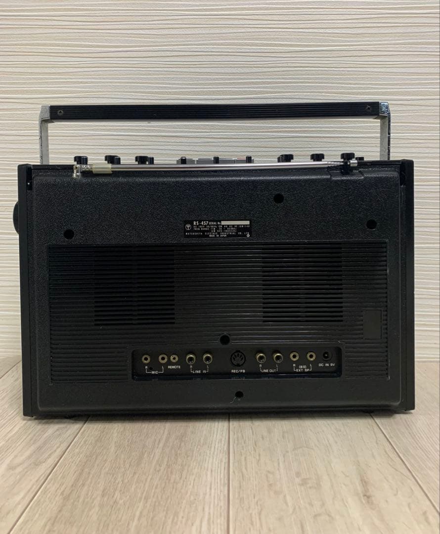 美品元箱付きNATIONAL ラジカセ レコーダーRS-457 AM/FMラジオ