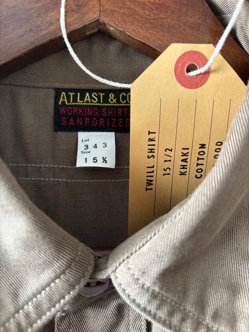 【最終値下げ】Atlast&Co TWILL SHIRT 15 1/2
