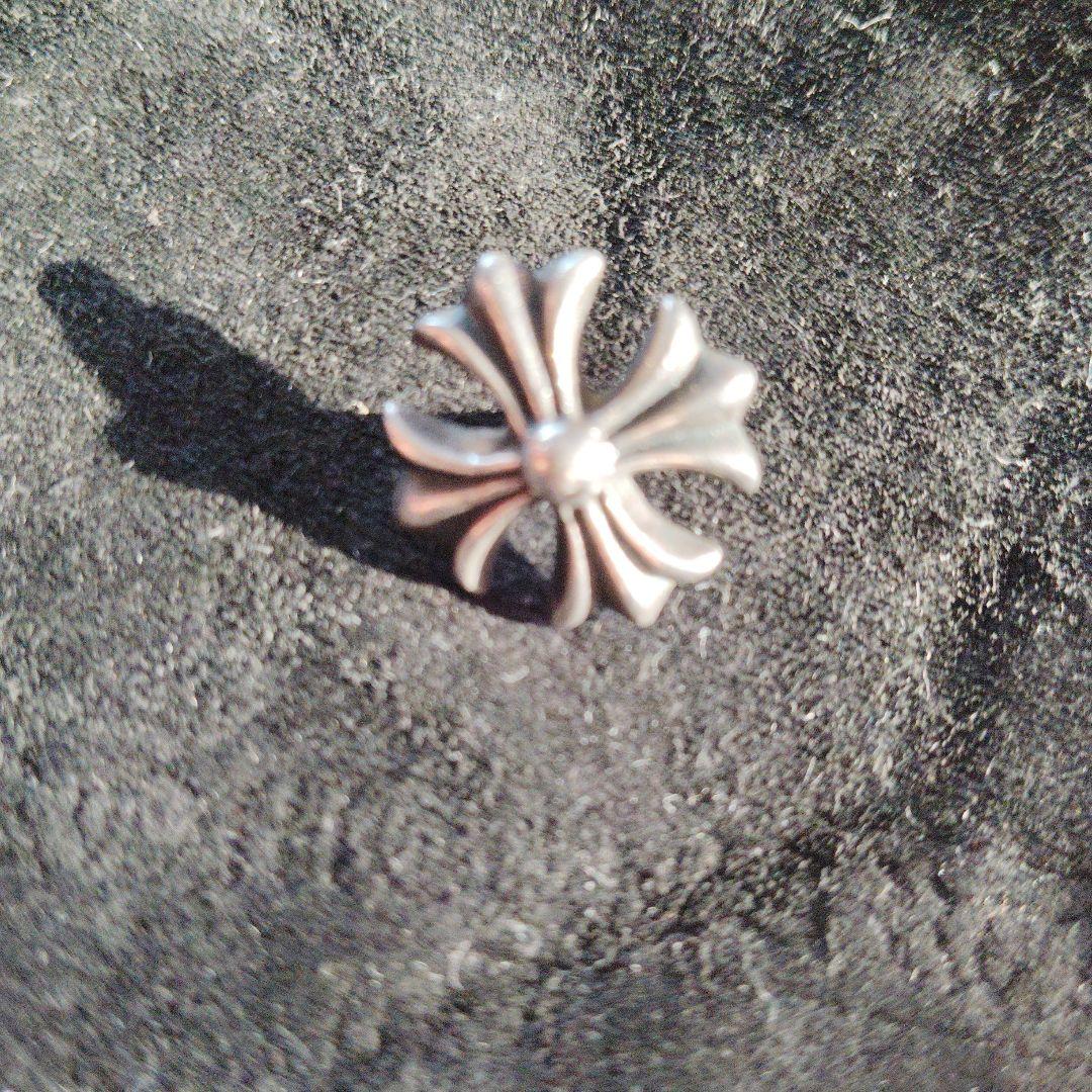 シルバー925 フローラルクロス　ピンバッジ　ジャンク品