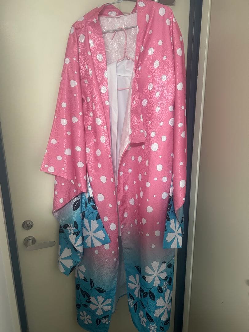 は*む様 鬼滅の刃 恋雪 コスプレ 衣装 ＆ 恋雪 ヘアクリップ ピン 髪飾り