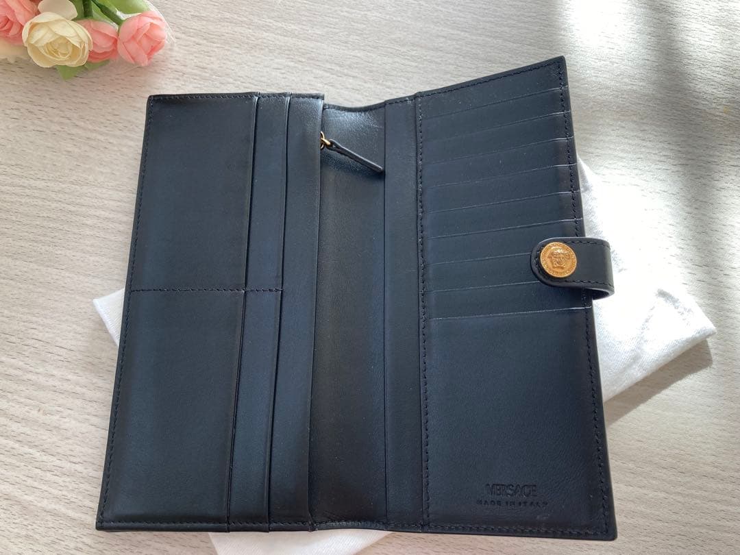 VERSACE長財布 ヴェルサーチェ 1002898 1A02150 1B00V