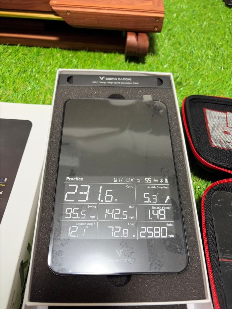 SWING CADDIE SC4 別売ケース付き ボイスキャディ　弾道測定器