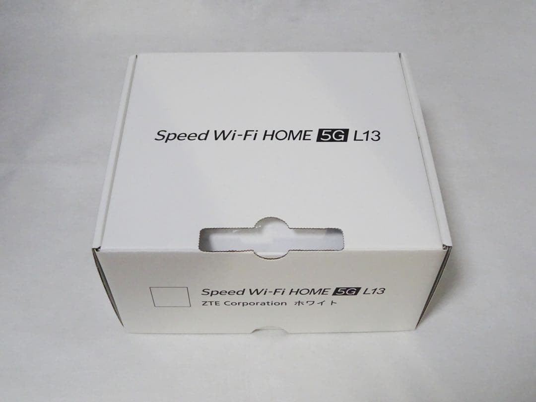 新品　Speed Wi-Fi  5G L13　SIMフリーホームルーター