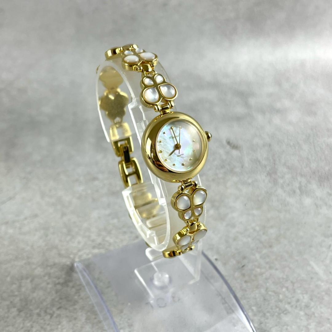 美品 超希少時計 VEXCEL ヴェクセル バタフライ白蝶貝 クォーツ