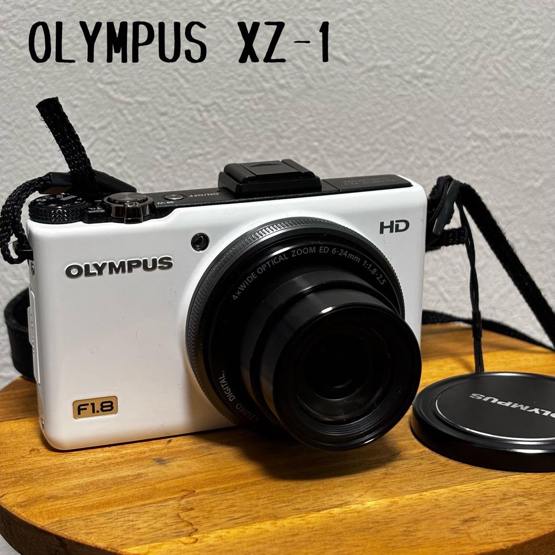 OLYMPUS XZ-1 ホワイト 動作確認済み　デジタル　カメラ