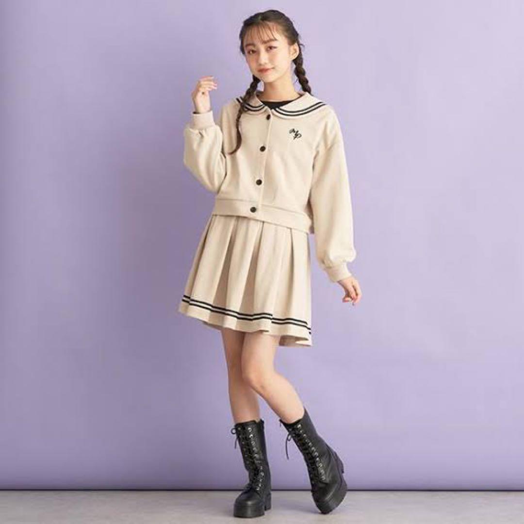 メゾピアノジュニア 【 150 】セーラーパーカセットアップ