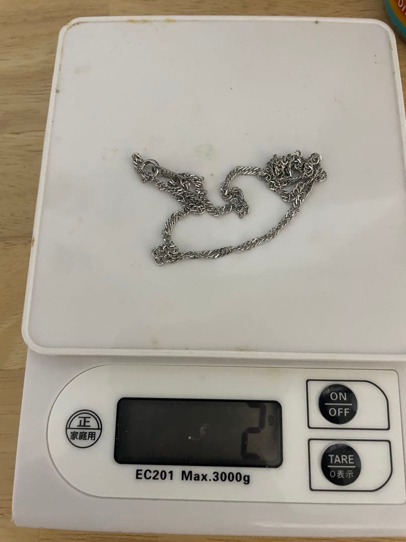 美品　シルバー ネックレス 約40センチ21g