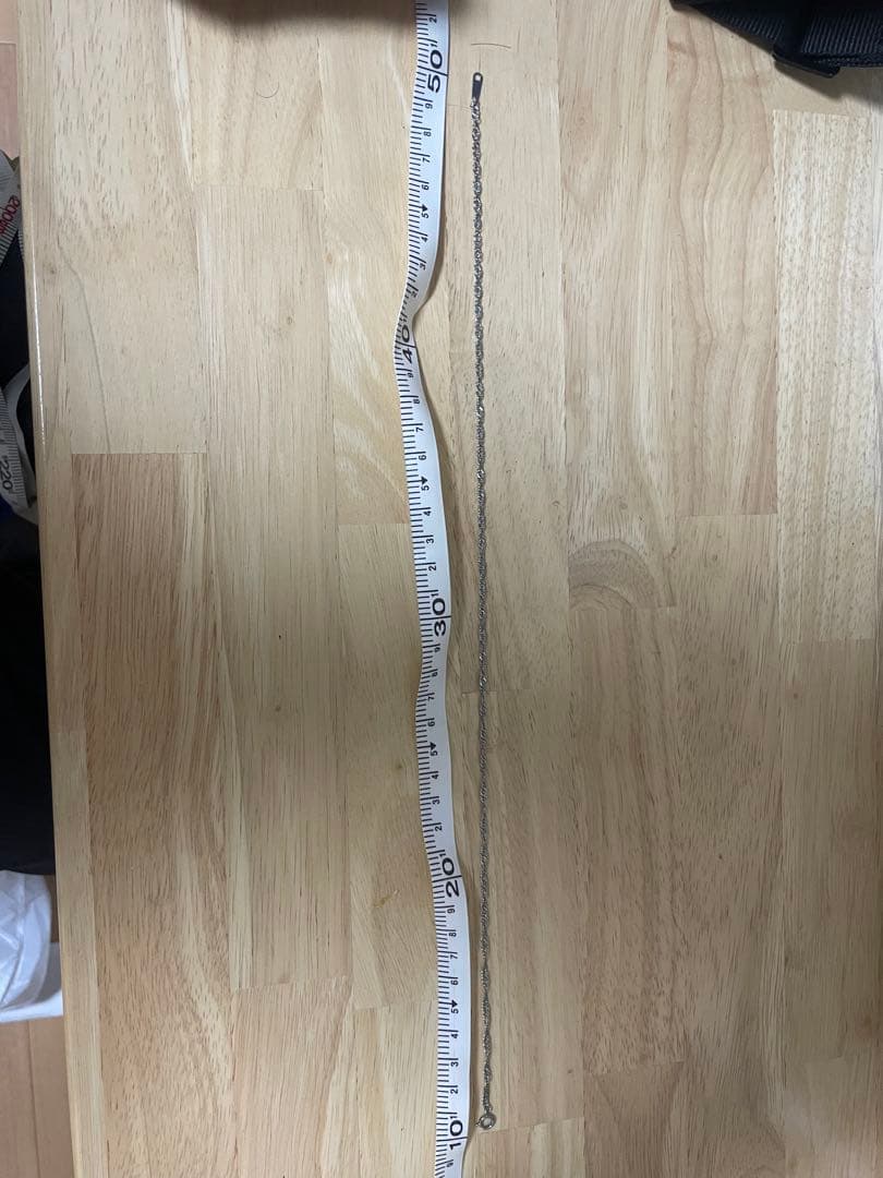 美品　シルバー ネックレス 約40センチ21g