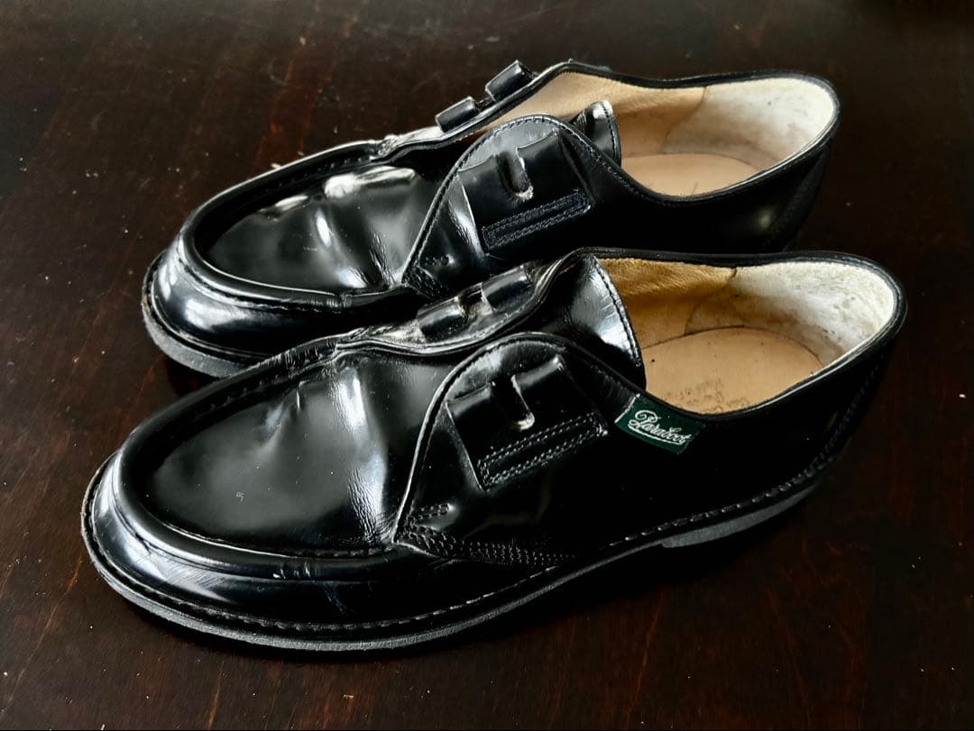 PARABOOT パテント ブラックシューズ