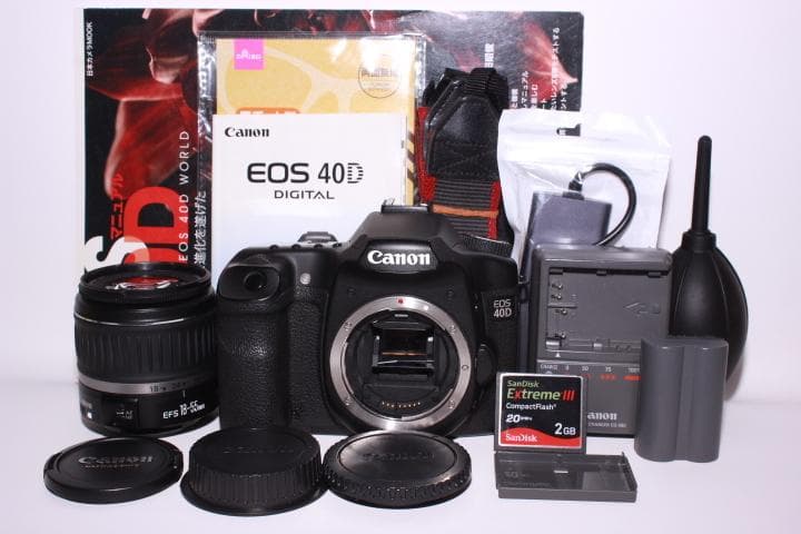 【スマホ転送OK】Canon EOS 40D 付属品多数　初心者応援フルセット