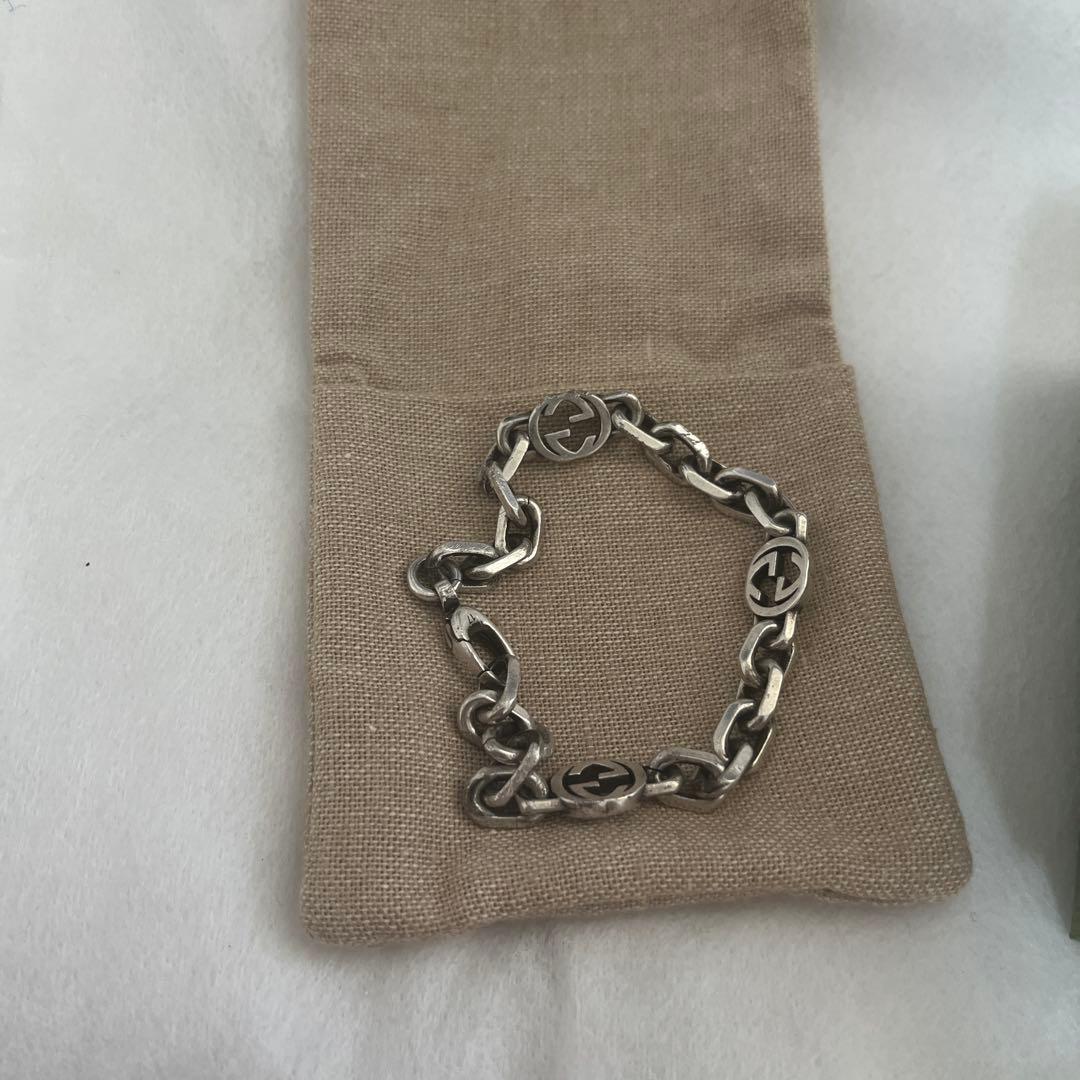 【郵便局さん専用】GUCCI インターロッキングGブレスレット