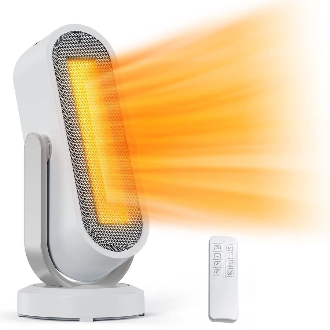 セラミックヒーター 電気ファンヒーター 上下左右3D立体自動首振り 電気ヒーター