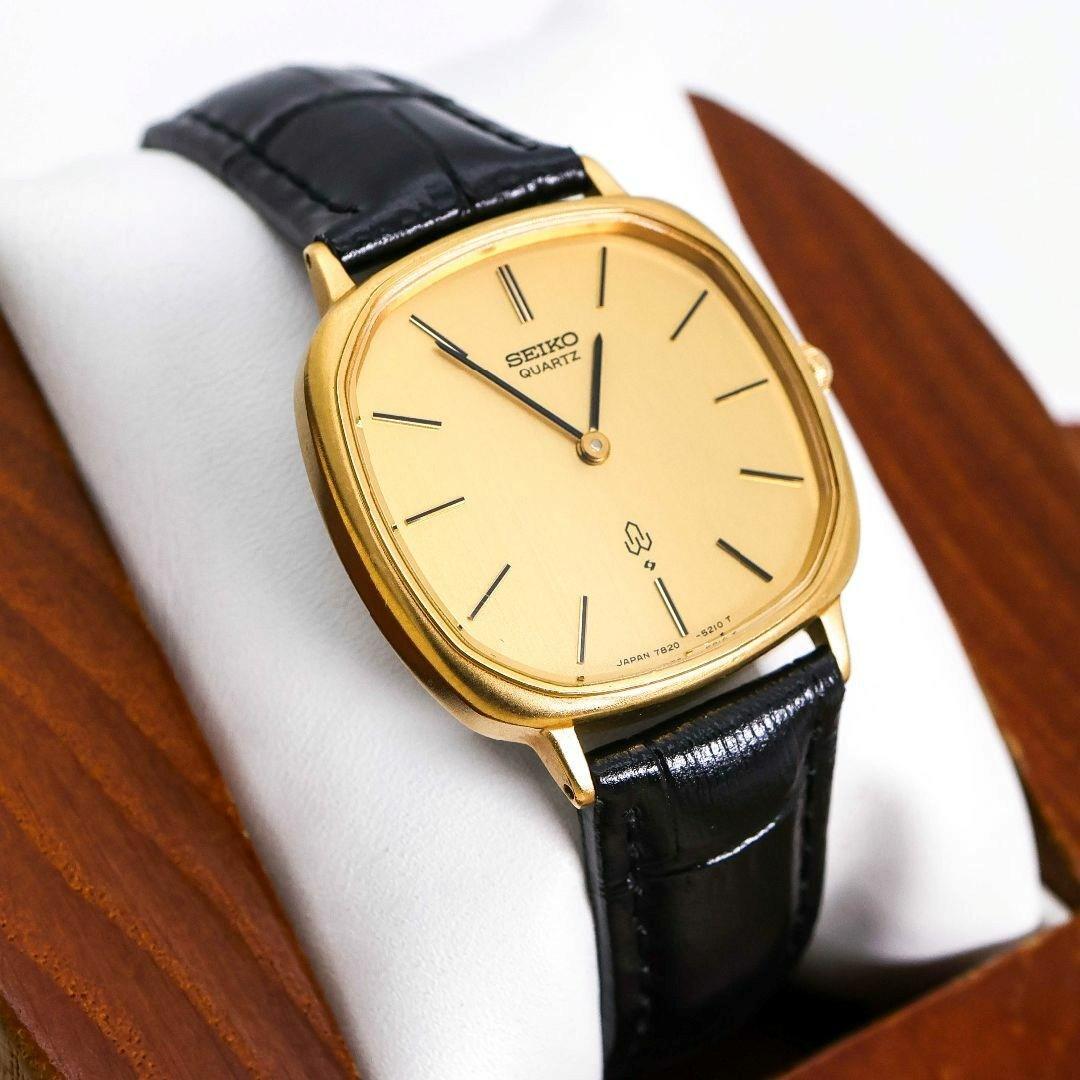 稼働 SEIKO 腕時計 アンティーク 水晶マーク SGP マット 1558