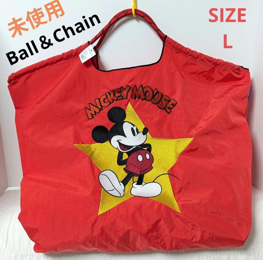 【正規品】Ball＆Chain Disney★Mickey★レッド　Lサイズ