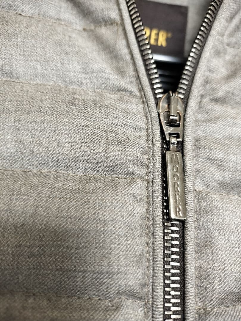 moorer カシミヤ カシミア ダウンジャケット 40 イタリア製 美品
