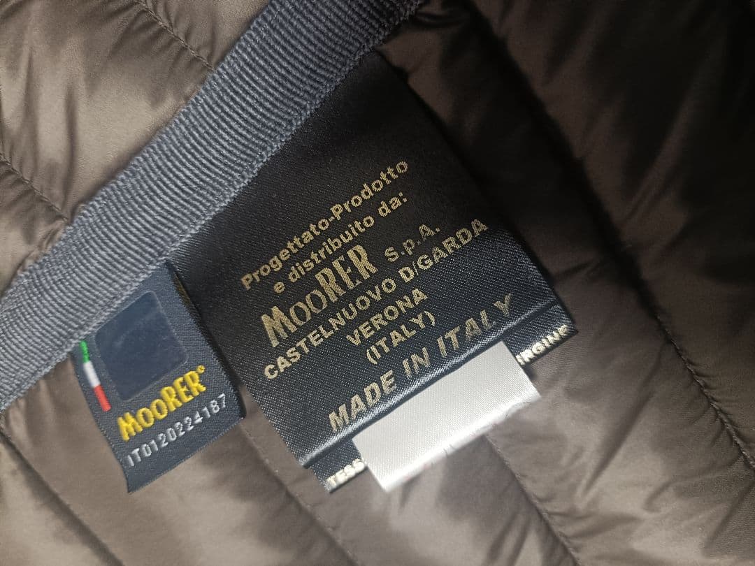 moorer カシミヤ カシミア ダウンジャケット 40 イタリア製 美品