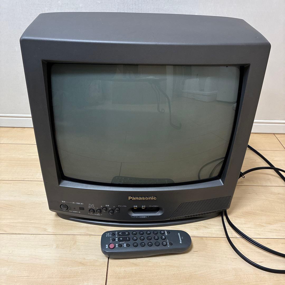 ブラウン管テレビ パナソニック TH-14RF1 1997年　レトロゲーム