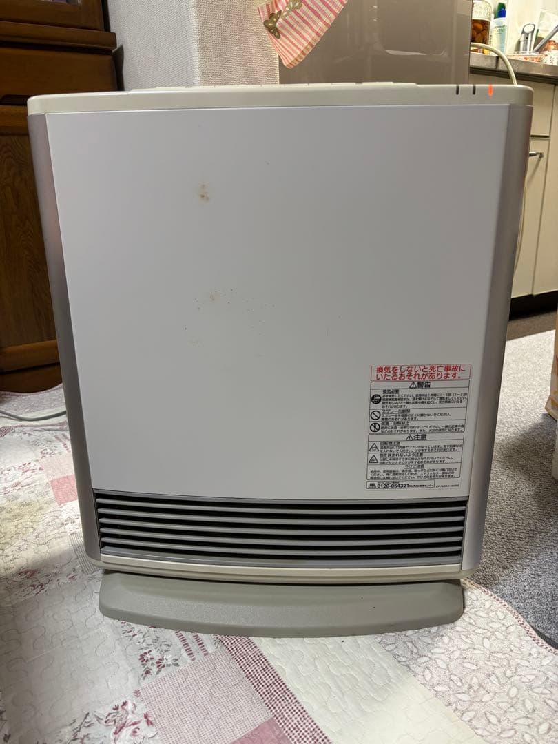 Rinnaiガスファンヒーター デジタル表示付き