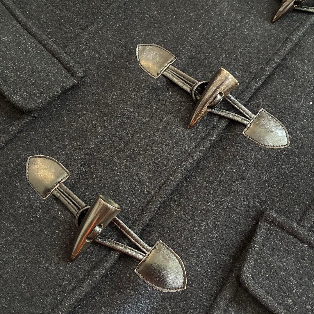 美品✨EASTBOY Venus ジップ付き ダッフルコート 黒 フード付