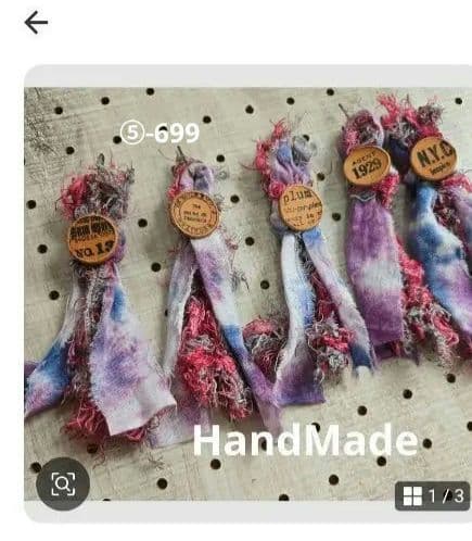 いちごパフェ☆✨ハンドメイドタッセルチャーム約12×4cm AJ