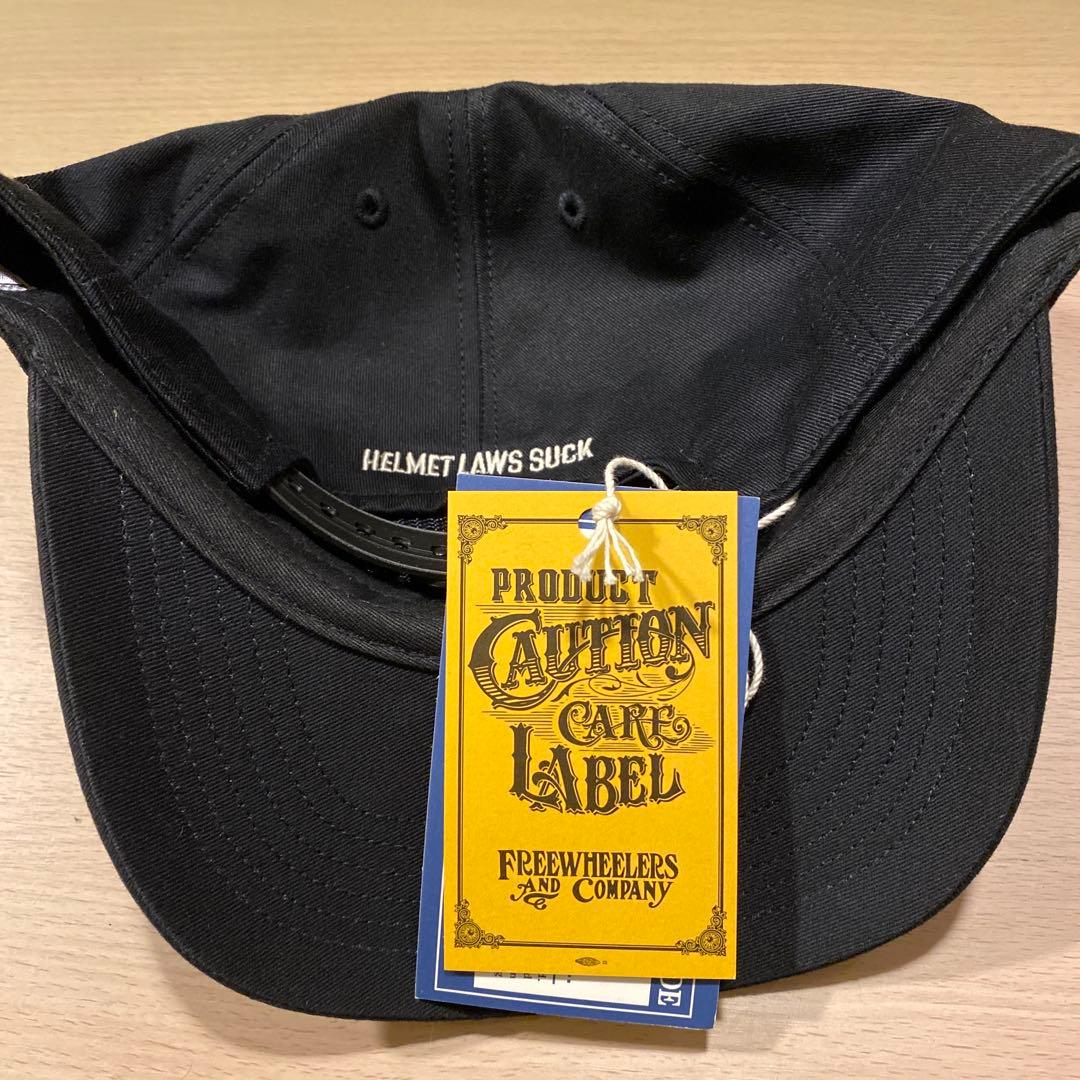 フリーホイーラーズ モーターサイクロンキャップ　黒　新品未使用