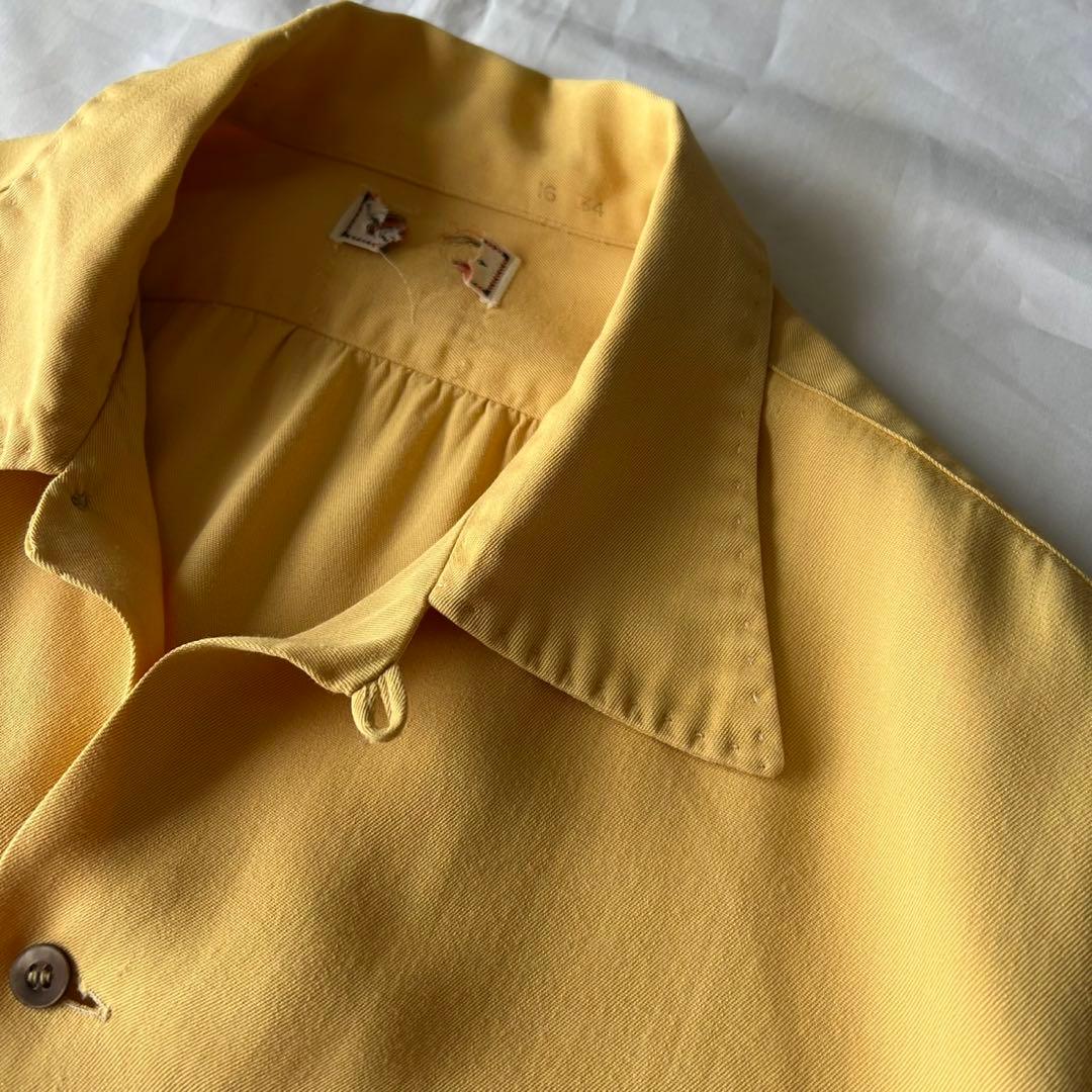 50’s ARROW アロー　レーヨンシャツ　古着