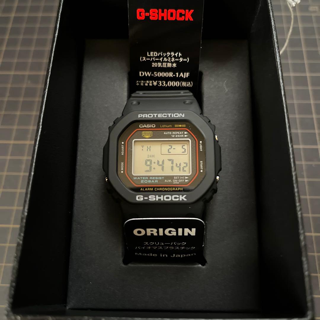 CASIO G-SHOCK DW-5000R-1AJF 復刻　国内正規品