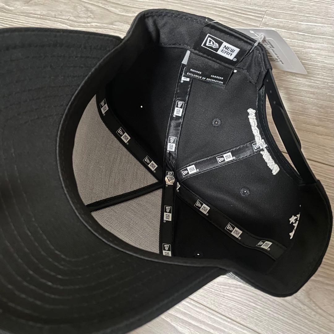 新品激レア NEW ERA ニューエラ フリーメイソン ブラック キャップ 黒白