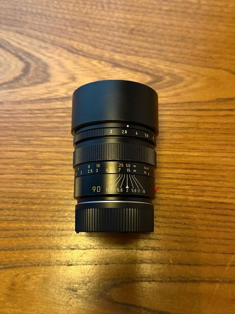 Leica Summicron 90mm F2 3rd 外観のみ少しスレ光学良好