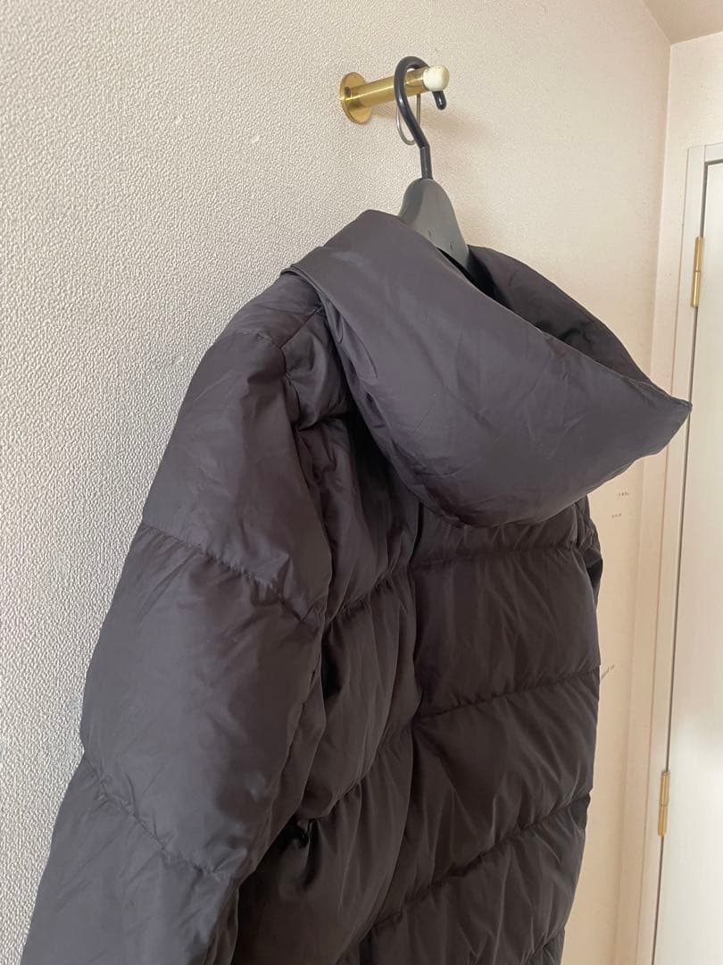 週末特価✨ SLOBE IENAスローブイエナショールフードダウンコート黒38