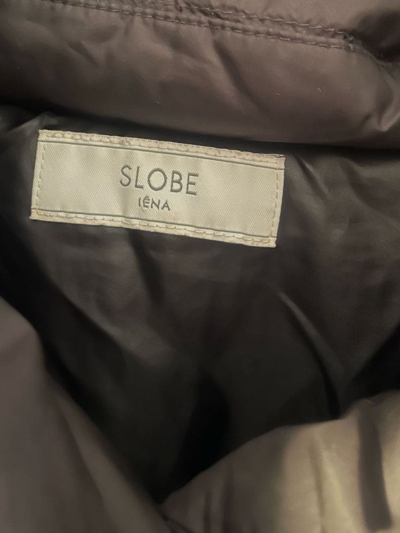 週末特価✨ SLOBE IENAスローブイエナショールフードダウンコート黒38