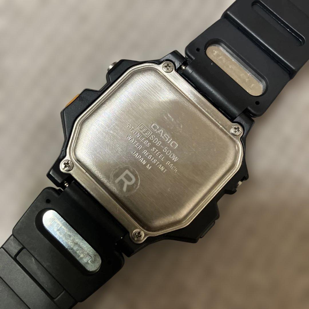 CASIO SDB-500W 稼働品 電池交換済 ヴィンテージ W61612