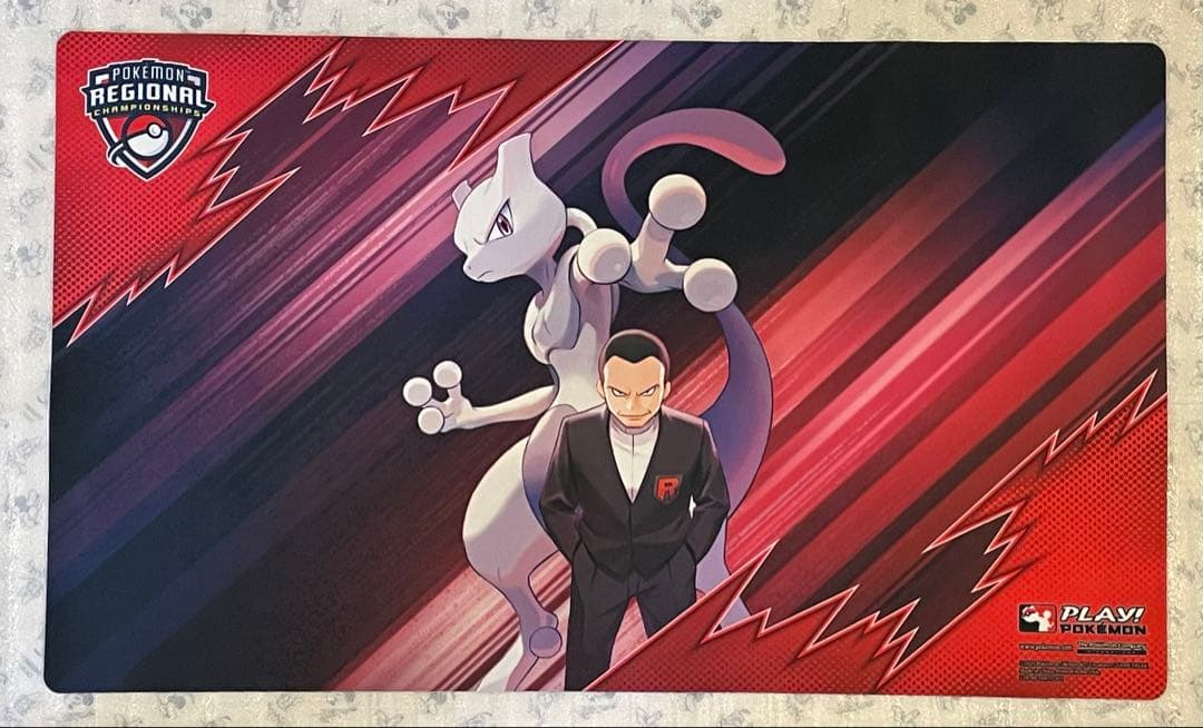 希少 ミュウツー サカキ ロケット団 リージョナル プレイマット ポケモンカード