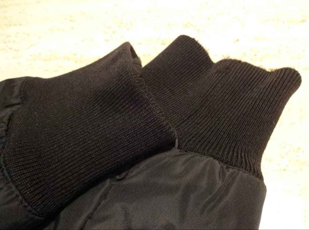 PRADASPORTナイロンジャケット中綿ダウンイタリア製プラダアウター黒40