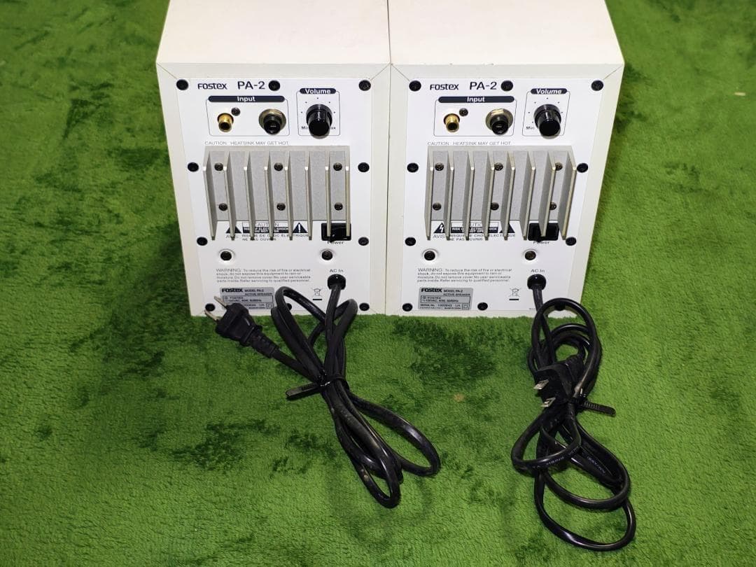 FOSTEX PA-2(PM0.4n) モニタースピーカー ボリューム調整付き