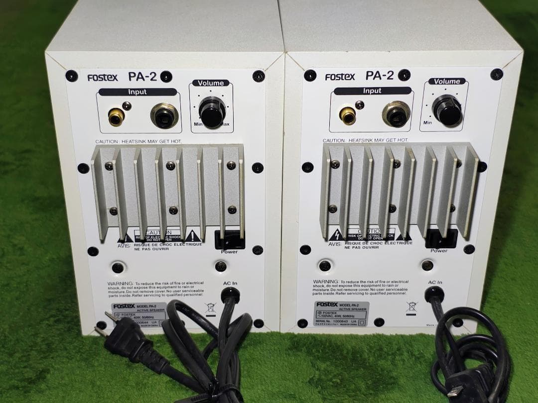 FOSTEX PA-2(PM0.4n) モニタースピーカー ボリューム調整付き