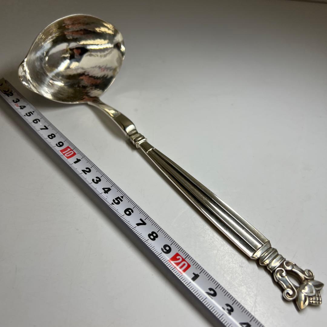 ジョージジェンセン　エコーンsterling925 グレービーレードル　135g