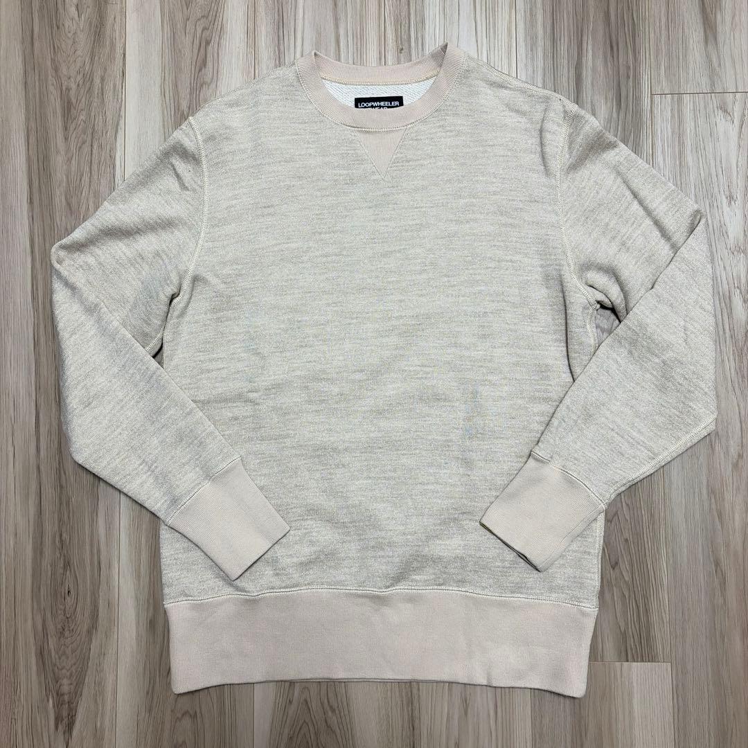 LOOPWHEELER シルクウールコットン(LW223) ベージュ