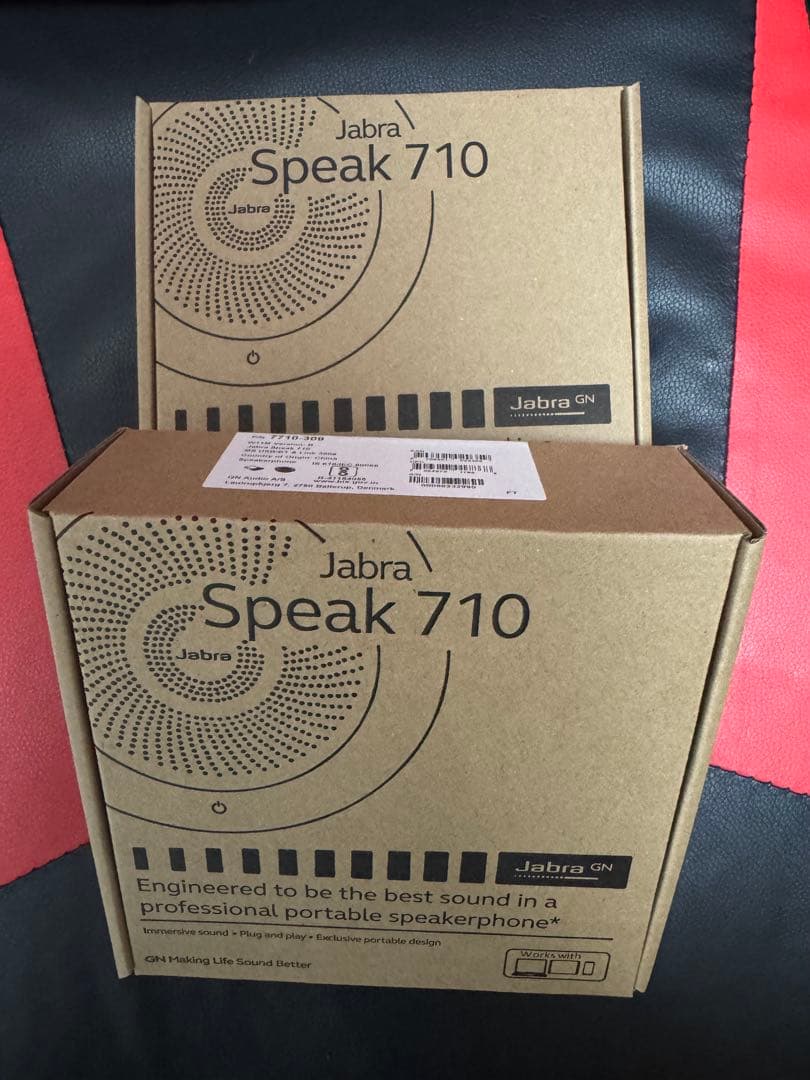 Jabra Speak710 MS ポータブルスピーカー ブラック 2個セット