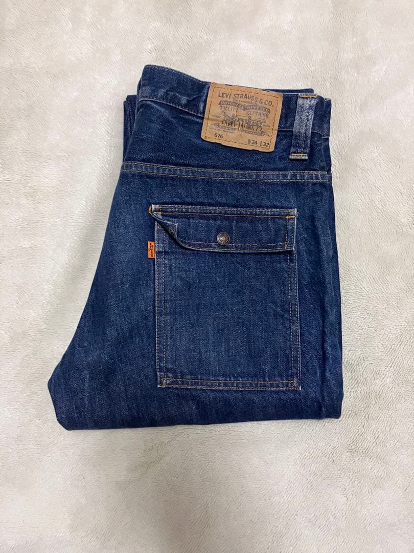 Levi's ブッシュパンツ 676 オレンジタブ 34インチ