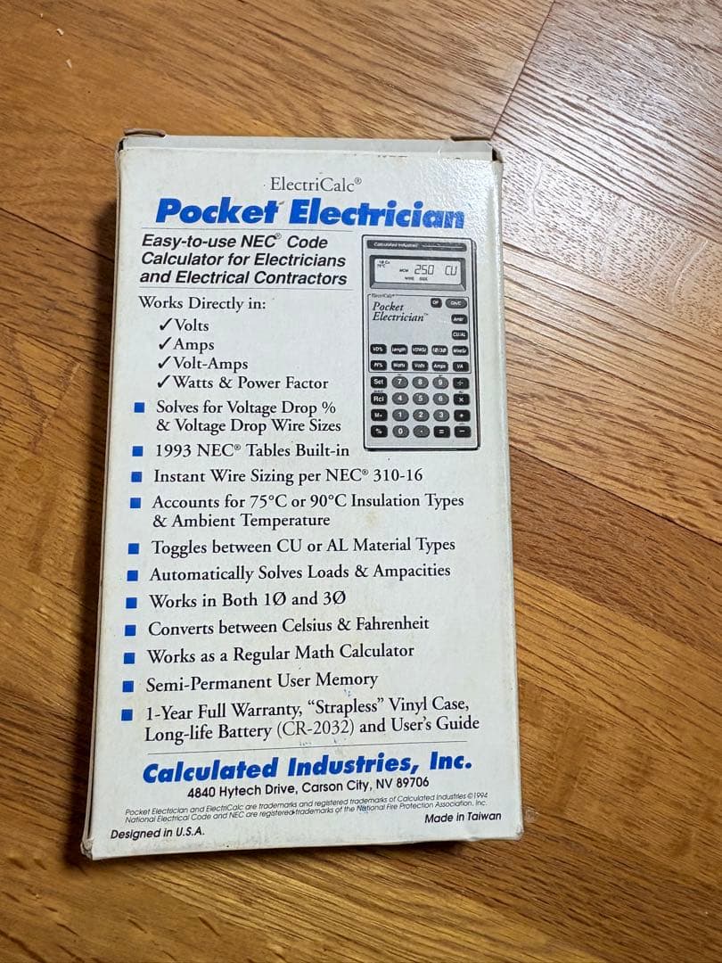 その他 Calculated Industries Pocket Electrician