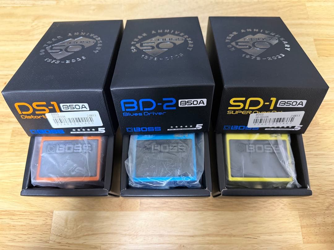 BOSS 50周年モデル DS-1 / BD-2 / SD-1 3点セット
