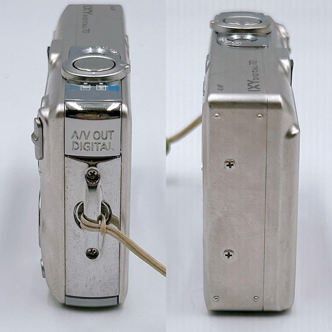 ☆美品☆【Canon】IXY DIGITAL 70 コンデジ シルバー 動作品